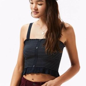 NWOT Kendall & Kylie Smocked Tank Top